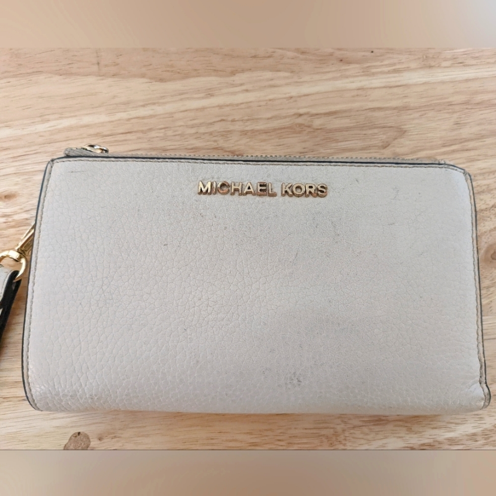 Michael Kors large double zipper wallet